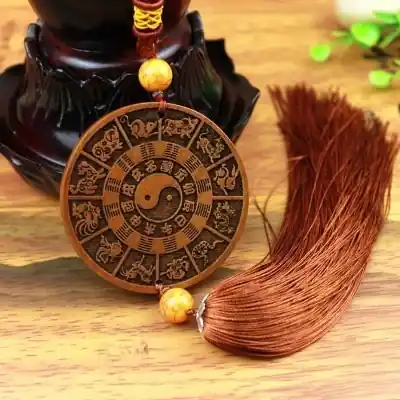 Suspension Zodiaque Bagua Yin Yang