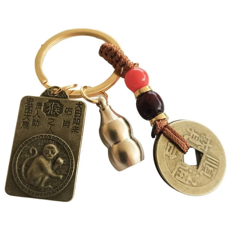 Porte-clés Amulette Zodiaque Chinois Singe