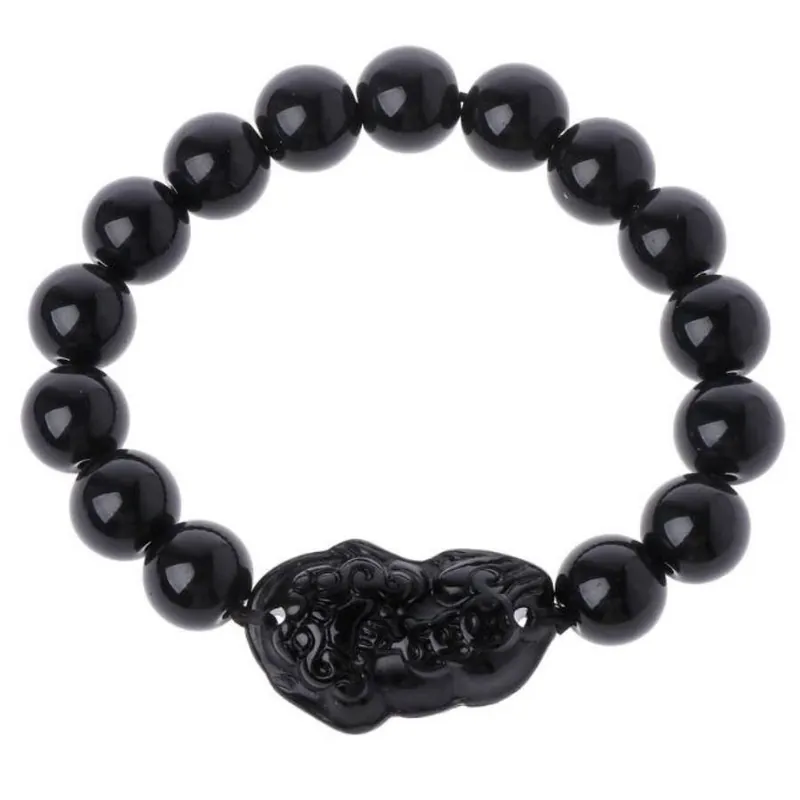 Bracelet Pi Yao en Obsidienne