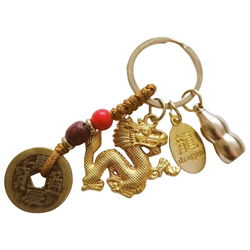 Porte-clés Dragon de Prospérité