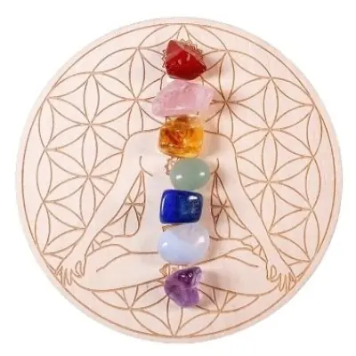 Fleur de Vie des 7 Chakras Sacrés