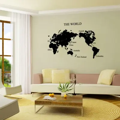 Sticker Grande Carte du Monde