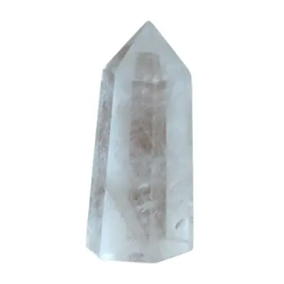 Pointe Obélisque Chakra en Cristal de Roche