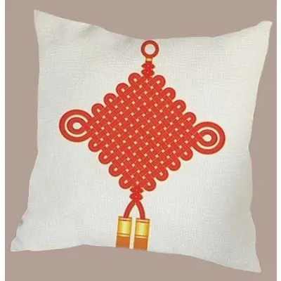 Housse de Coussin Suspension Noeud Mystique