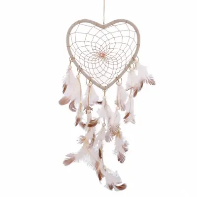 Attrape Rêves Coeur beige