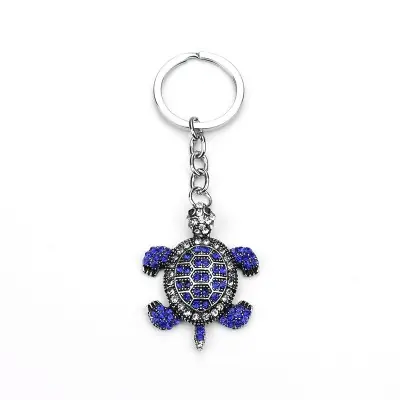 Porte Clés Tortue bleue de la Longévité