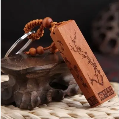 Porte Clés Baton Fleuri