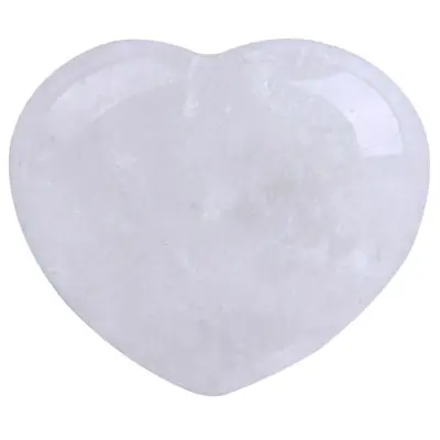 Coeur en Cristal de Roche 30mm