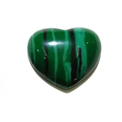 Coeur en Malachite 30mm