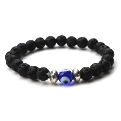 Bracelet Talisman Protecteur en Pierre de Lave