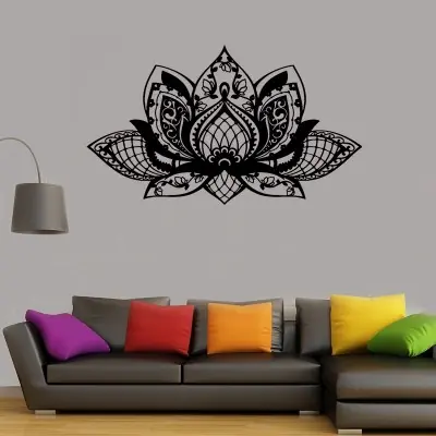 Sticker Lotus Yoga Mandala