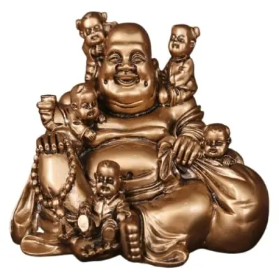 Statue Bouddha Protecteur des Enfants bronze