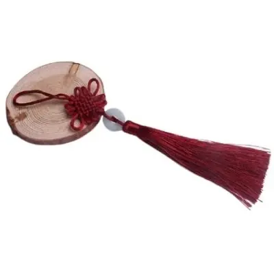Grand Talisman Feu Pièce Jade vert