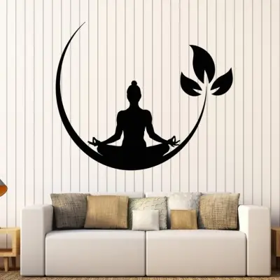 Sticker Yoga Méditation