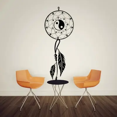 Sticker Attrape Rêves Yin Yang
