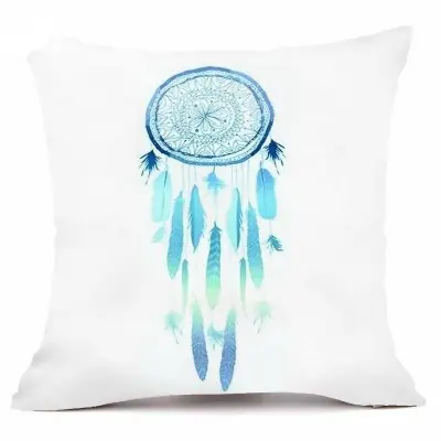 Housse de Coussin Attrape Rêves turquoise