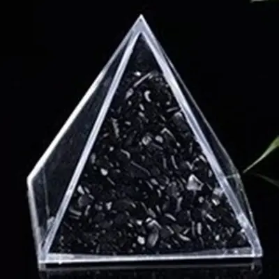 Pyramide Cailloux d’Obsidienne noire 50mm