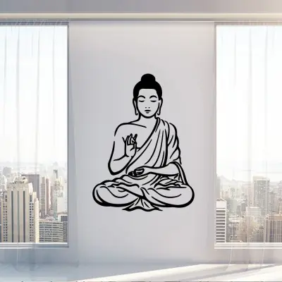 Grand Sticker Bouddha Vitarka Mudra