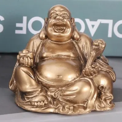 Statue Bouddha Rieur bronze