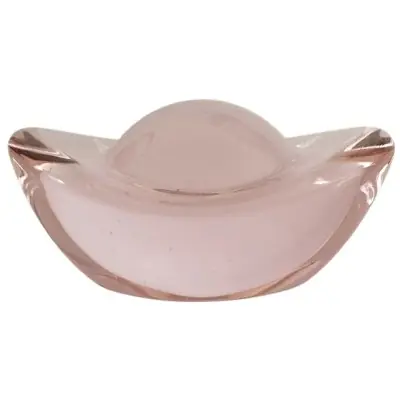 Le Lingot de la Richesse Cristal rose 35mm