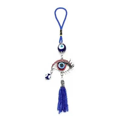 Suspension Talisman Eloigne le Mauvais Oeil rose