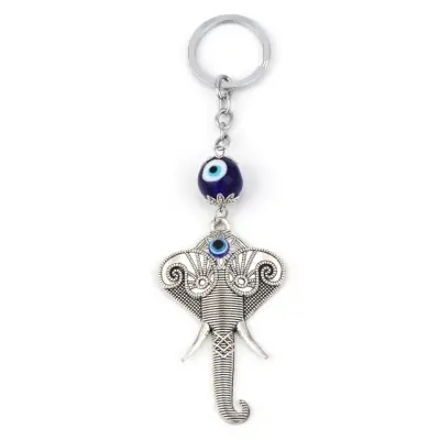 Porte Clés Talisman Tête d’Eléphant Royal