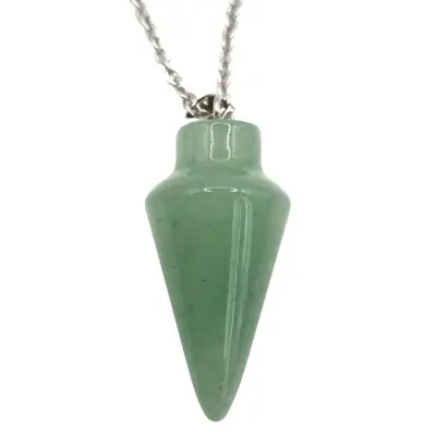 Collier Pendule en Aventurine verte
