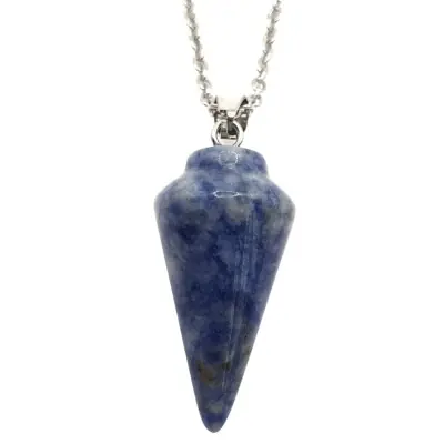 Collier Pendule en Sodalite