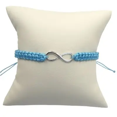 Bracelet 8 de l’Infini Elément Eau turquoise