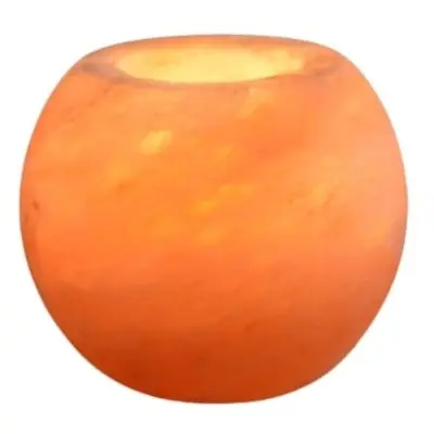 Bougeoir Sphère Cristal Sel de l’Himalaya 1kg