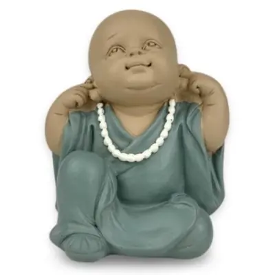 Statue Bouddha Sagesse “Ne rien Entendre”