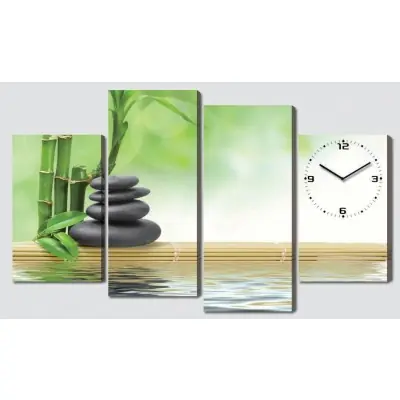 Horloge Murale Bambous zen