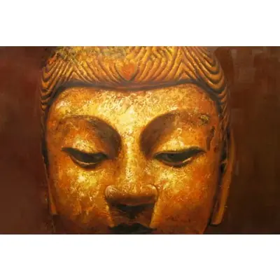Peinture à l’huile Bouddha de la Sérénité