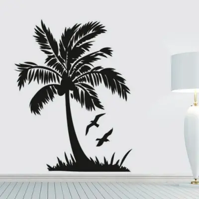 Sticker Palmier Exotique