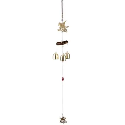 Carillon Cheval 3 Clochettes marron