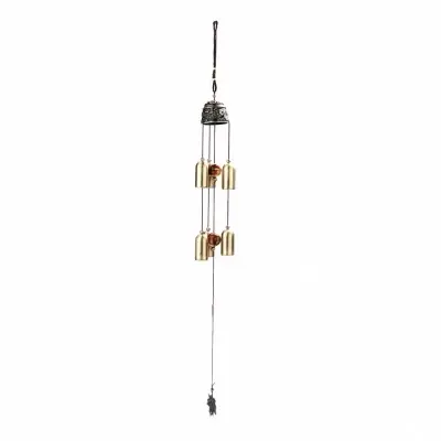 Carillon Double Carpes Koi 6 Clochettes