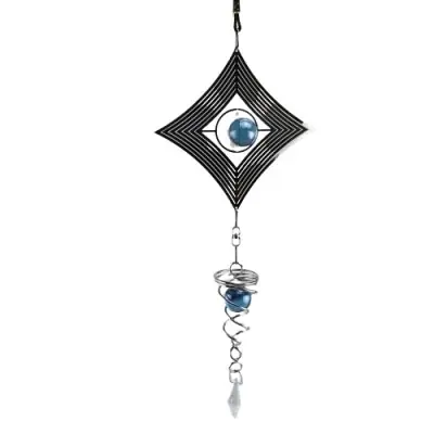 Suspension Cristal Spirale Losange 3D