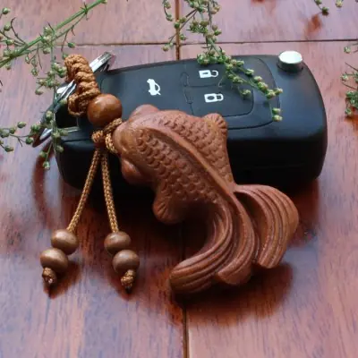 Porte Clés Poisson Rouge
