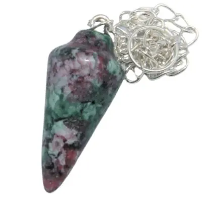 Pendule en Rubis sur Fuschite