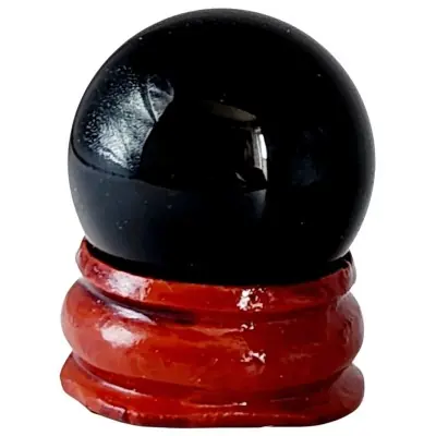 Boule d’Obsidienne noire 25mm