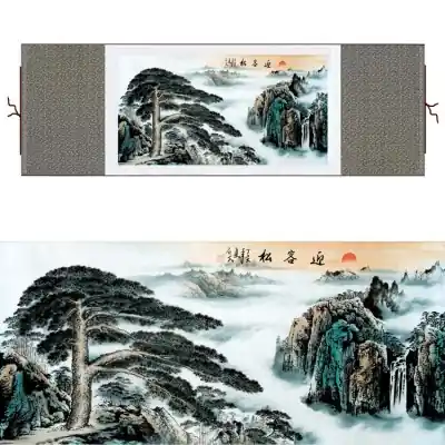 Kakemono Paysage de Montagne