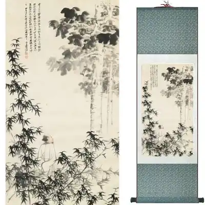 Kakemono Bambous Spirituels