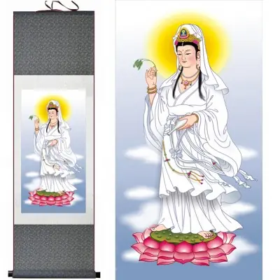 Kakemono Guan Yin de la Compassion