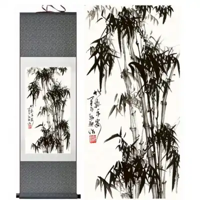 Kakemono Tiges de Bambous Fins