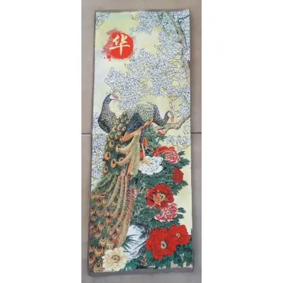 Tangka Tapisserie Couple de Paons Amoureux