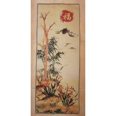 Tangka Tapisserie Forêt Sauvage