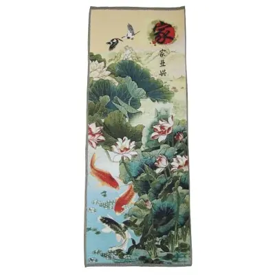 Tangka Tapisserie Poissons Carpes