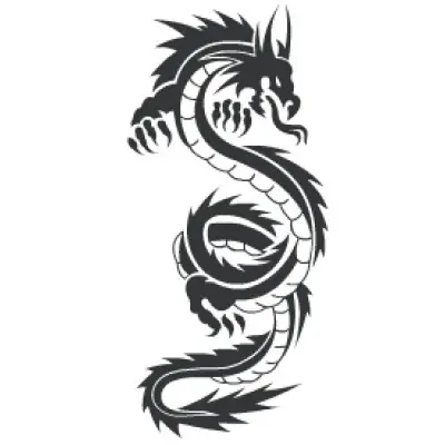 Sticker Dragon Protecteur