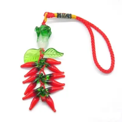Suspension Piments rouges Pak Choy