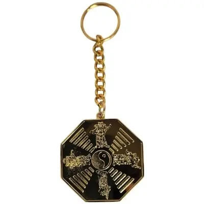 Porte Clés Amulette Protection Quatre Rois Célestes